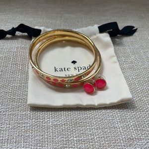Kate Spade 3 pieces: 2 bracelets + 1 earring pair